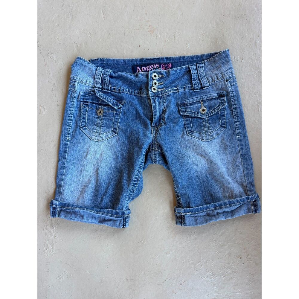Y2K Angel's Jeans Bermuda Shorts